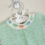 Load image into Gallery viewer, Vintage Healthtex Green Elephant Jumpsuit Romper 9 Months USA

