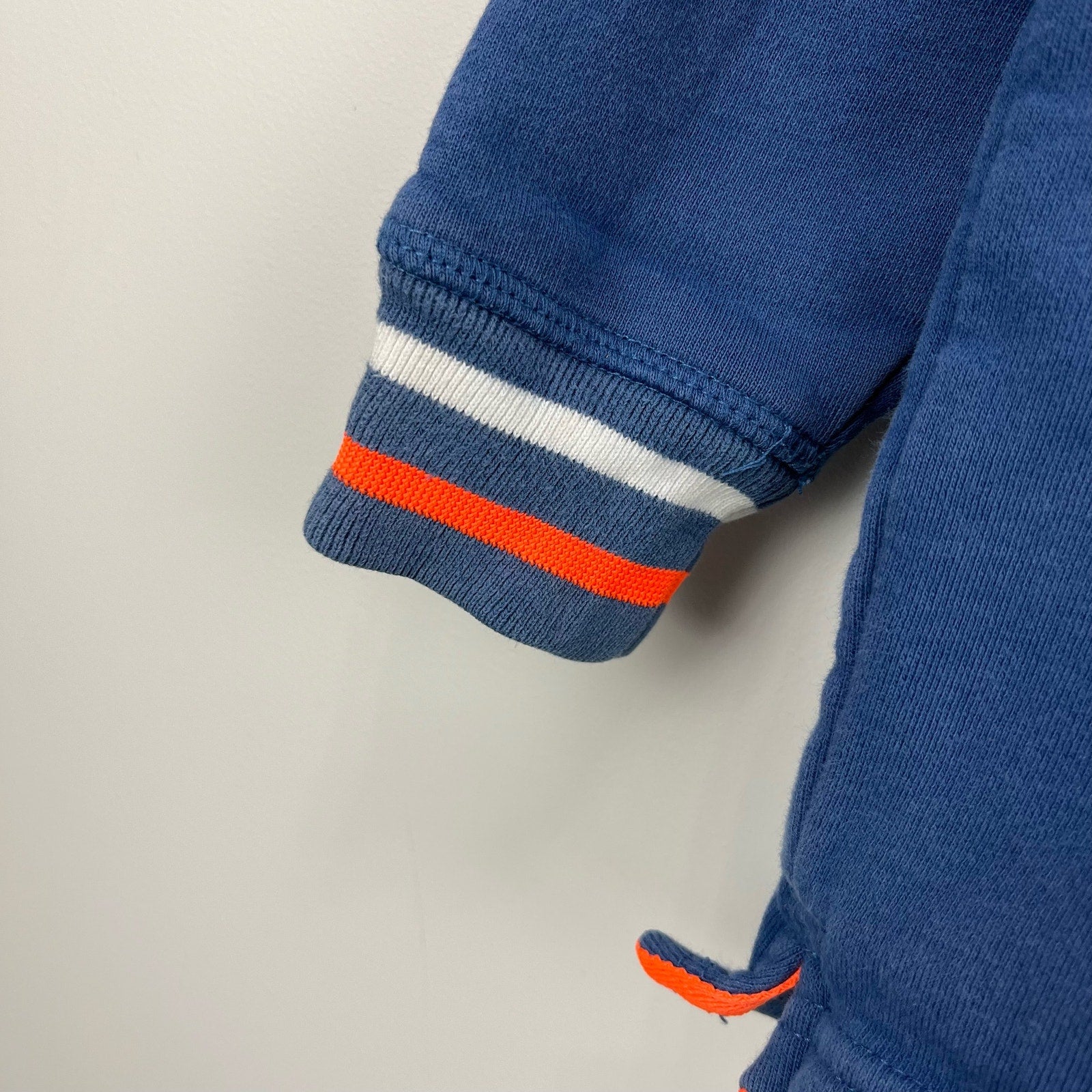 Mini Boden Quarter Zip Blue Sweatshirt 5-6