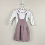 Load image into Gallery viewer, Laivicar Ruffle Bodysuit Knit Jumper Dress Set 9 Months
