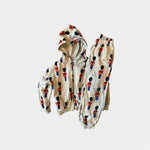 Load image into Gallery viewer, Bobo Choses Little Tin Soldiers Zipper Hoodie &amp; Jogging Pants Set 122 cm 6-7

