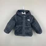 Load image into Gallery viewer, The North Face Baby Reversible Mount Chimbo Full-Zip Hooded Jacket Gray 6-12 Months
