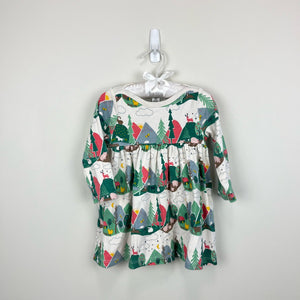 Hanna Andersson Organic Cotton Dress Mountain View 80 cm 18-24 Months