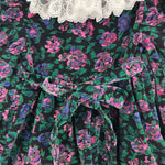 Load image into Gallery viewer, Vintage Hi-Girls Inc Floral Velvet Party Dress 4T USA
