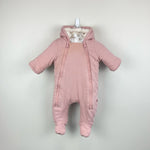 Load image into Gallery viewer, Baby Gap ColdControl Coziest Bundler Snowsuit Pink 0-3 Months
