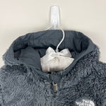 Load image into Gallery viewer, The North Face Baby Reversible Mount Chimbo Hooded Jacket Gray 6-12 Months
