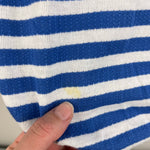 Load image into Gallery viewer, Vintage Healthtex Blue Striped Bird Sunsuit Romper 24 Months USA
