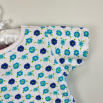 Load image into Gallery viewer, Vintage Gymboree Blue Floral Shirt Medium 3T/4T
