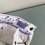 Load image into Gallery viewer, Mini Boden Girls White Denim Shorts 7
