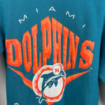 Load image into Gallery viewer, Vintage Nutmeg Mills Team NFL 1994 Miami Dolphins Sweatshirt USA
