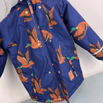 Load image into Gallery viewer, Mini Rodini K2 Wild Duck Padded Parka Winter Coat Navy 128-134 cm 7-9
