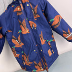 Load image into Gallery viewer, Mini Rodini K2 Wild Duck Padded Parka Winter Coat Navy 128-134 cm 7-9
