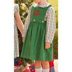Load image into Gallery viewer, Little English Ruffled Peter Pan Blouse Red Gingham 4T
