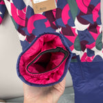 Load image into Gallery viewer, The North Face Baby Freedom Snow Suit Mr. Pink Big Abstract Print 6-12 Months NWT
