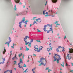 Load image into Gallery viewer, Vintage OshKosh B'gosh Pink Floral Bow Overalls 3T USA
