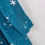 Load image into Gallery viewer, Hanna Andersson Long Sleeve Sparkle Dress Silver Stardust Everglade 120 cm 6-7
