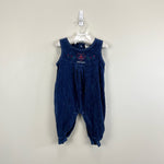 Load image into Gallery viewer, Vintage OshKosh B&#39;gosh Navy Jumpsuit 6-9 Months
