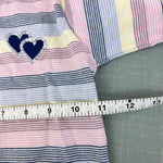Load image into Gallery viewer, Vintage Healthtex Striped Heart Turtleneck Top 4T USA

