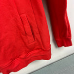 Load image into Gallery viewer, Mini Boden Rainbow Stripe Hoodie Red 9-10
