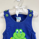 Load image into Gallery viewer, Vintage OshKosh B&#39;gosh Blue Frog Beach Romper 3-6 Months
