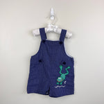 Load image into Gallery viewer, Vintage Samara Applique Frog Shortall Romper 2T
