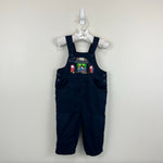 Load image into Gallery viewer, Disney Parks Mickey's Garage Navy Blue Overalls 18 Months
