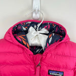 Load image into Gallery viewer, Patagonia Girls Reversible Down Sweater Hoody Jacket 3-6 Months
