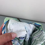 Load image into Gallery viewer, Vintage OshKosh B'gosh Mixed Blue Green Striped Shortalls 4T
