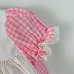 Load image into Gallery viewer, Vintage Cherubs Pink Gingham Baby Chick Dress 9 Months
