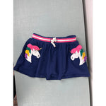 Load image into Gallery viewer, Mini Boden Unicorn Applique Skort College Navy 4-5
