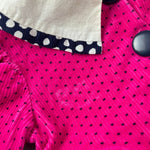 Load image into Gallery viewer, Vintage Pink Polka Dot Ruffle Floral Jumpsuit 12 Months
