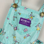 Load image into Gallery viewer, Vintage OshKosh B'gosh Aqua Beach Shortalls 6 USA
