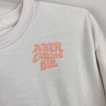 Load image into Gallery viewer, Abercrombie Kids Relaxed Fit Graphic Sweatshirt Groovy Hearts &amp; Flowers 9-10
