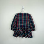 Load image into Gallery viewer, Mayoral Plaid Ruffle Long Sleeve Party Dress 24 Months
