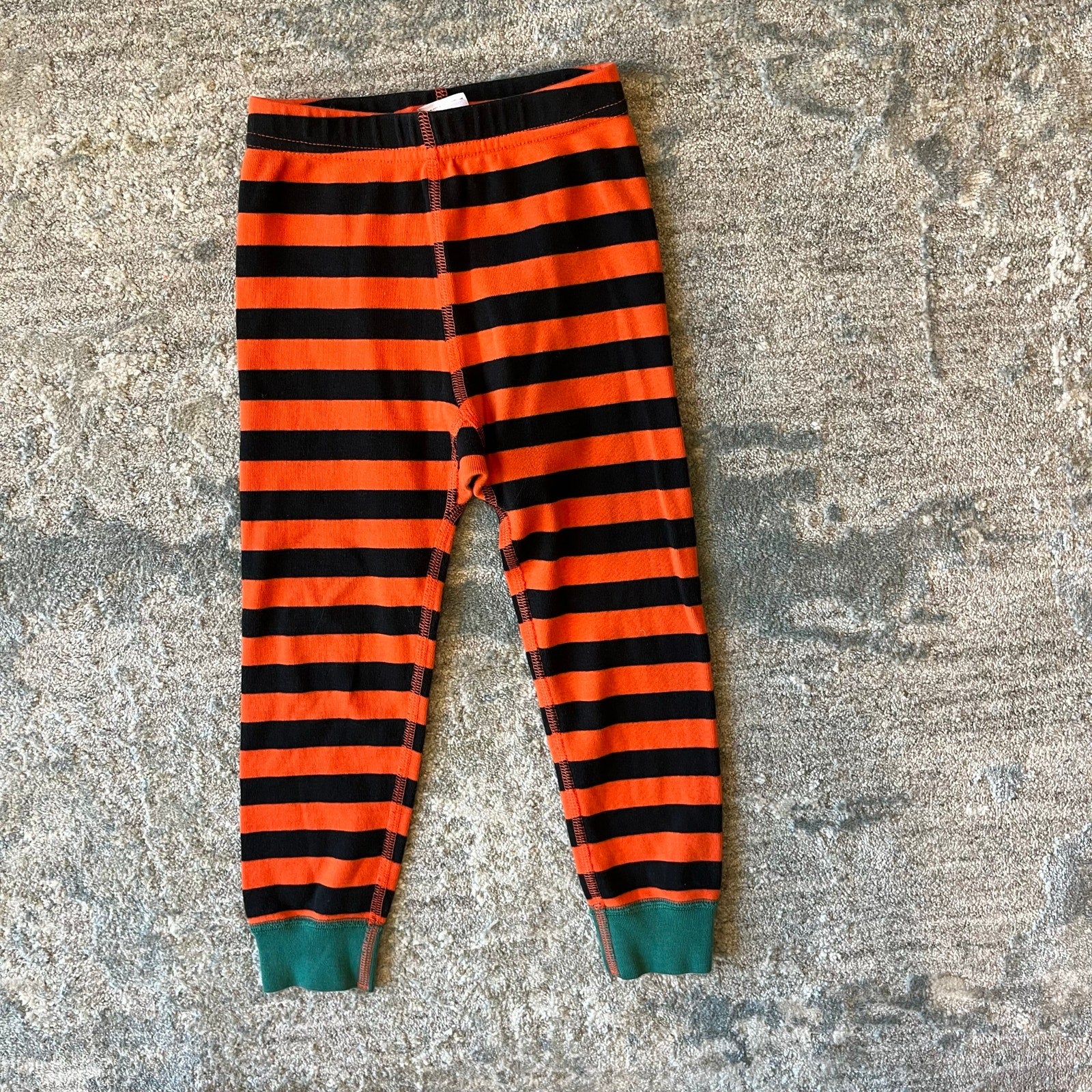 Hanna Andersson Happy Jack-O-Lantern Long John Pajamas 90 cm 3T