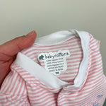 Load image into Gallery viewer, Baby Cottons Pink &amp; White Striped Jane Romper 3 Months NWT
