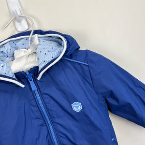 Mayoral Baby Reversible Blue Jacket 2-4 Months