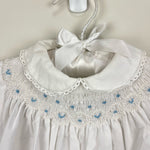 Load image into Gallery viewer, Sarah Louise England Hand Smocked White Bubble Newborn NWT
