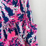 Load image into Gallery viewer, Lilly Pulitzer Girls Aleene Romper Nauti Navy Beyond the Sea L 8-10
