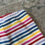 Load image into Gallery viewer, Hanna Andersson Classic Capri Leggings Rainbow Stripe 100 cm 4T
