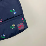 Load image into Gallery viewer, Gap Navy Floral Puffer Vest 4T NWT
