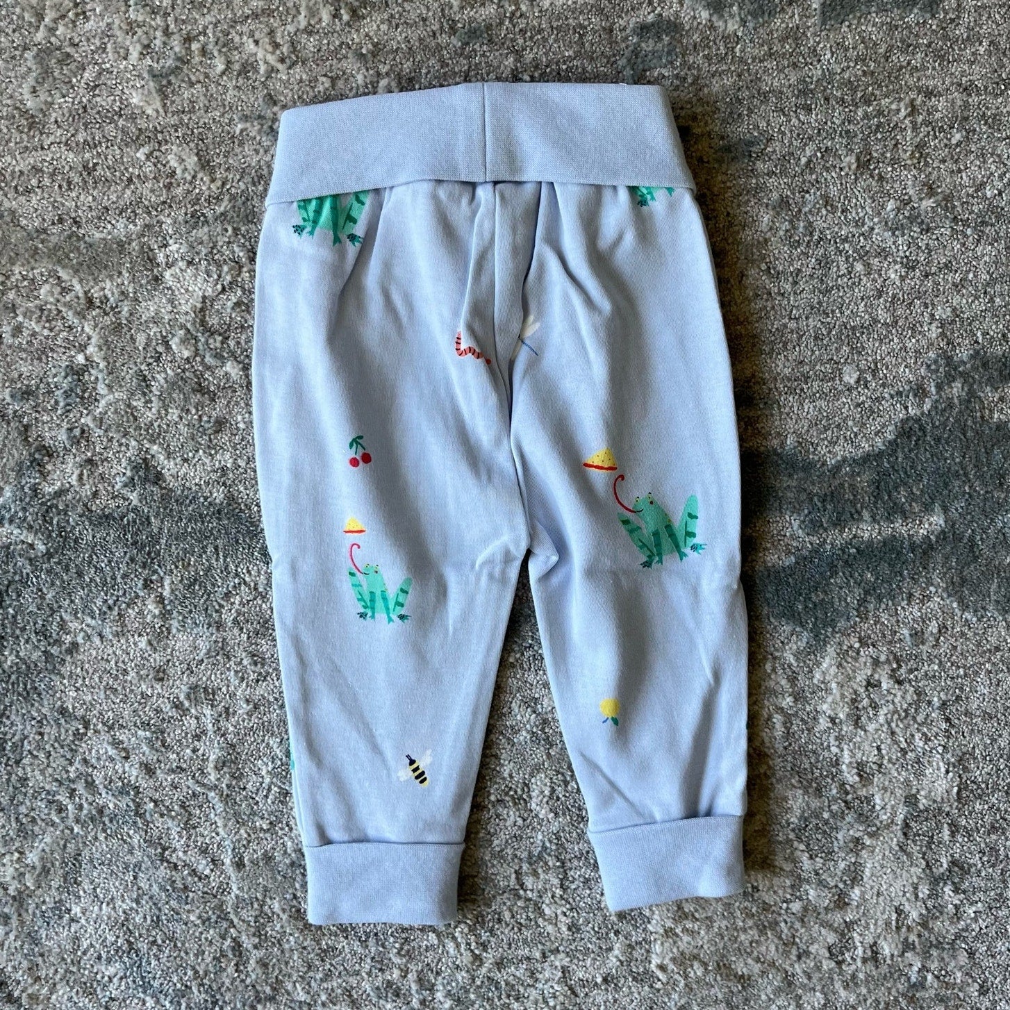 Joules Byron Blue Frog Trouser Set 3-6 Months NWT