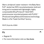 Load image into Gallery viewer, Patagonia Baby Nano Puff Jacket Light Blue 3-6 Months NWOT
