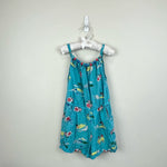 Load image into Gallery viewer, Mini Boden Bead Playsuit Romper Corsica Blue Island Adventure 6-7
