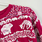 Load image into Gallery viewer, Vintage Puff Paint Animal and Flower Sweatshirt
