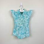 Load image into Gallery viewer, Vintage Just 4 Kids Floral Beach Romper 3T
