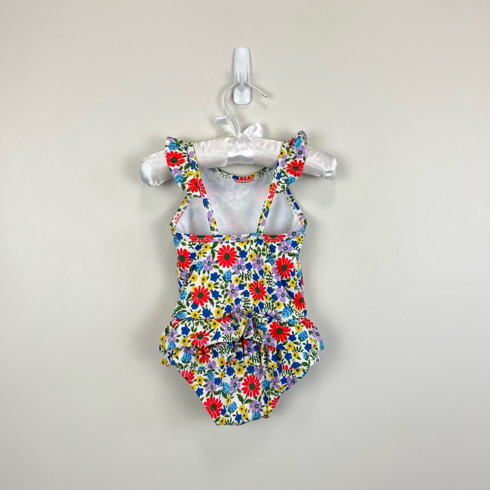 Mini Boden Floral Bathing Suit 6-12 Months