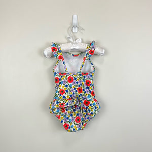 Mini Boden Floral Bathing Suit 6-12 Months