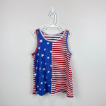 Load image into Gallery viewer, Cat &amp; Jack Stars and Stripes Tank Top Large 10-12
