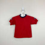 Load image into Gallery viewer, Vintage OshKosh B'gosh Short Sleeve Red Baseball Tee Shirt 12 Months USA
