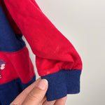 Load image into Gallery viewer, Vintage Healthtex Navy Red Hockey Sweatshirt 4T USA
